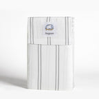 Παπλωματοθήκη Υπέρδιπλη Σετ 3τμχ Αιγαίον Βαμβακοστέν 260X250 Double Stripe